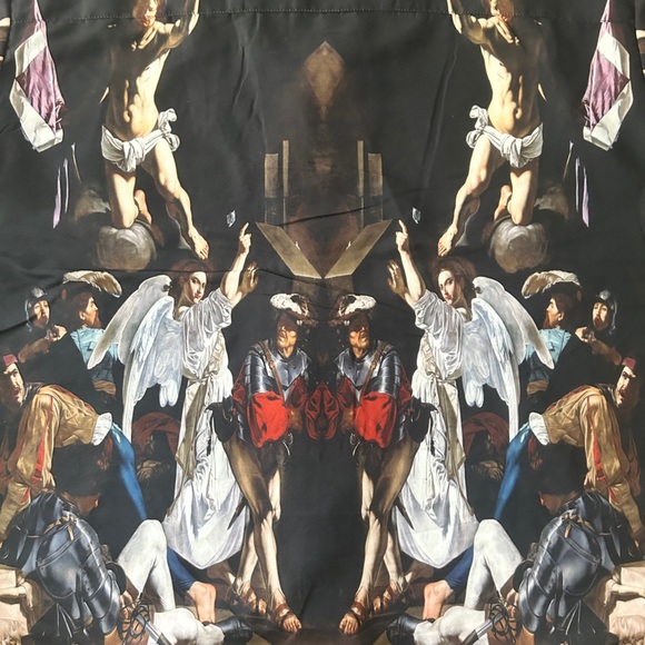 Rebel Vengeance Renaissance Print Button-Up Shirt | NWT Rare | XXL, 3XL - Picture 8 of 8